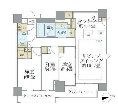 【間取り】 | Brillia早稲田鶴巻