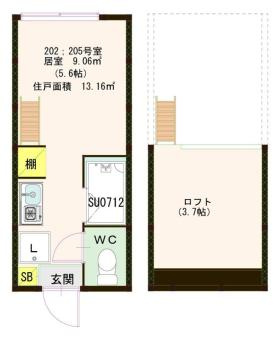 【間取り】 | ハーモニーテラス和泉