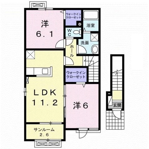 ラ・ボエームの間取り