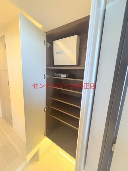 パークフラッツ弁天町駅前の収納|★たっぷりシューズボックス★