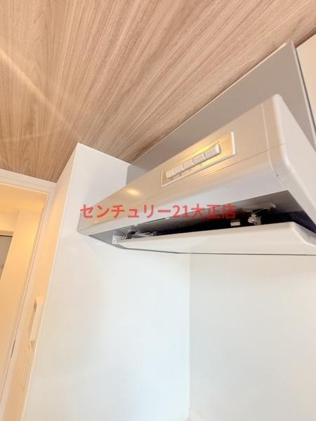 パークフラッツ弁天町駅前のキッチン|★レンジフード★