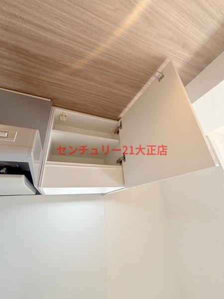 パークフラッツ弁天町駅前のキッチン|★吊戸棚ついてます★