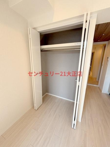 パークフラッツ弁天町駅前の収納|★収納力のあるクローゼット★