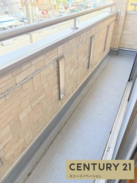 南恩加島6丁目住宅のバルコニー
