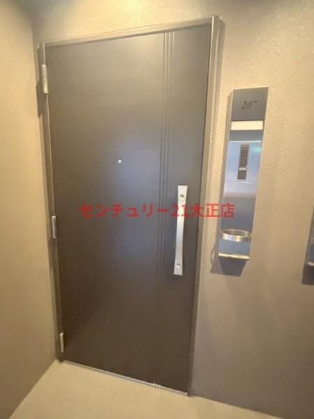 パークフラッツ弁天町駅前の玄関|★ダブルロックの玄関ドア★