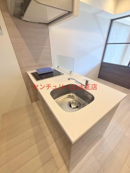 パークフラッツ弁天町駅前のキッチン|★二口IHコンロ★