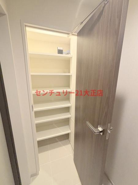 パークフラッツ弁天町駅前の玄関|★たっぷりシューズクローゼット★