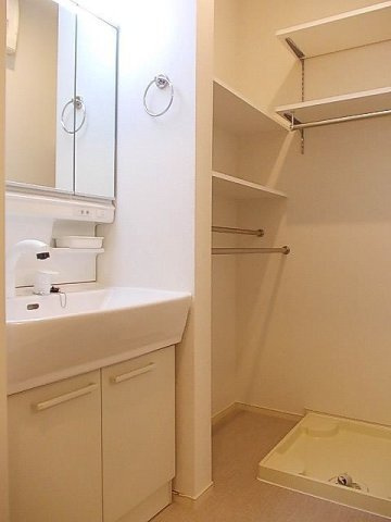 ボヌール・アミィの洗面所|使いやすい洗面所です