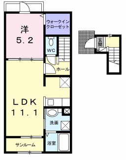 【間取り】 | アマーレ　スパーツィオ　Ⅱ