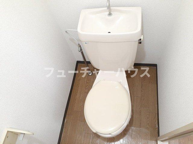 エルディム清水Ⅱのトイレ|シンプルで使いやすいトイレです