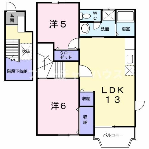 アルトイーガーＢの間取り