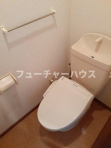 フジハイムⅡのトイレ|ゆったりとした空間のトイレです