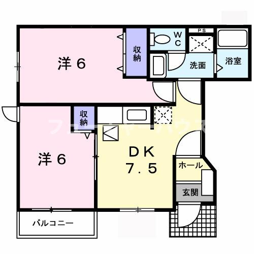 Ｖｉｌｌａ　Ｄｉｎｏの間取り