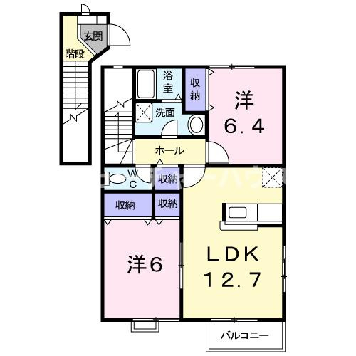 ウィン・ビレッジ　Ａの間取り