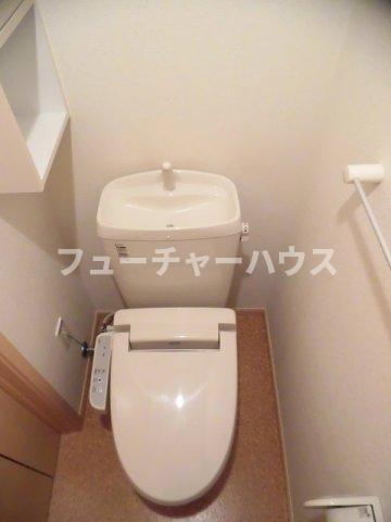 ハーベストミズノＣのトイレ|ゆったりとした空間のトイレです