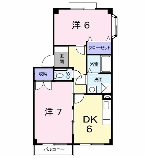 レジデンスビバ１の間取り