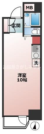 日興パレス三番町【おとり物件なし】#学生・社会人にオススメ！初期費用分割払いOK！の間取り