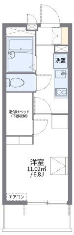 レオパレス浜風の間取り