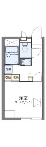 レオパレスかぜの間取り