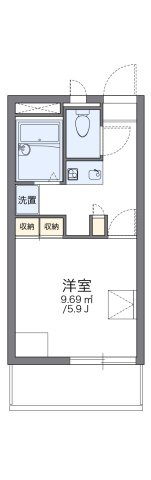 レオパレスフォンターナの間取り