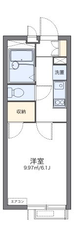 レオパレスグラン　プリエの間取り