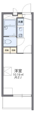 レオパレスソフィア中原の間取り