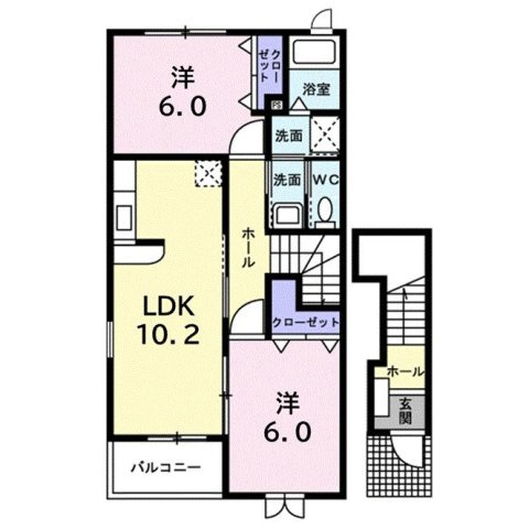 シュトラウスの間取り