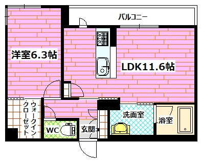 メゾン府中南の間取り