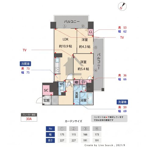 ルキシア薬院　高宮小学校区の間取り|ルキシア薬院