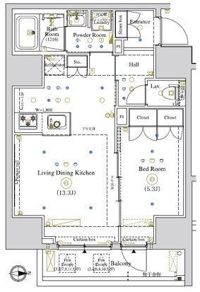 ＬＵＭＥＥＤ南千住の間取り