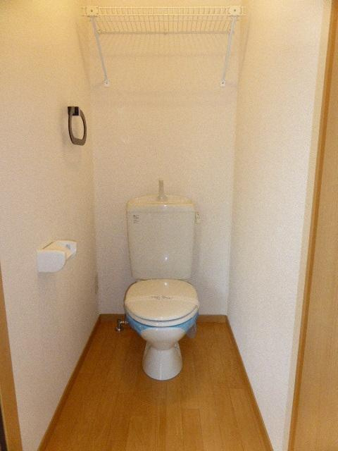 フォーティニアひらいわ　Ｄのトイレ|落ち着いた色調のトイレです