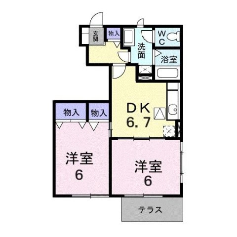 サンフィールドの間取り