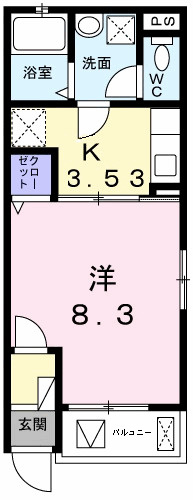 ヴィラ　ジャローネの間取り