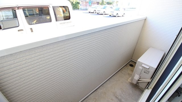 カーサ府中　Ⅱのバルコニー|広々としたバルコニーです