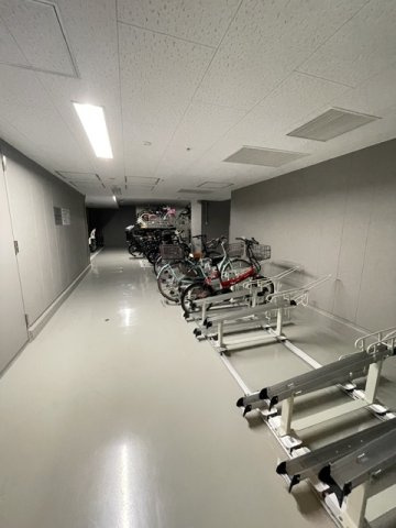 グランドヒルズ南青山の駐輪場