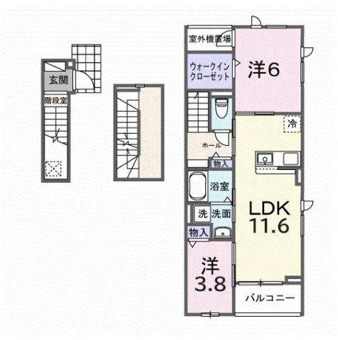 ミルト　ブリッサ　大原の間取り