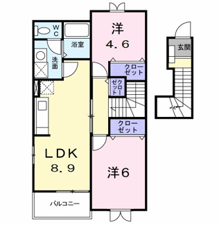 【間取り】 | シャルマン・ドミールⅢ