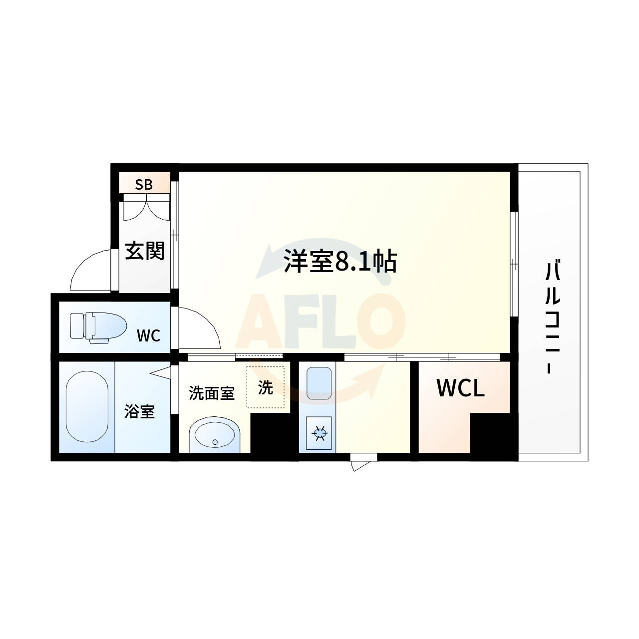 ユニッソン朝潮橋の間取り|ユニッソン朝潮橋　間取り