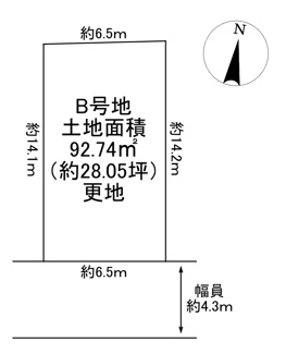 【土地図】 | 川西市南花屋敷3丁目19の11　建築条件無土地