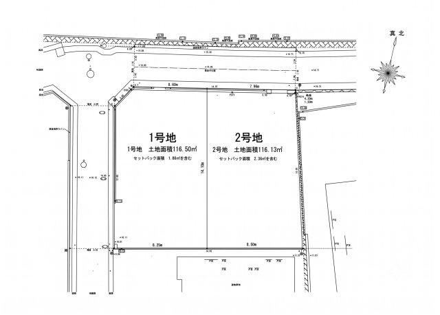福岡市南区南大橋2丁目第4-2区画（1号地）の土地図|土地図面（1号地）