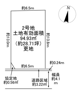 【土地図】 | 川西市南花屋敷3丁目19の11　建築条件無土地