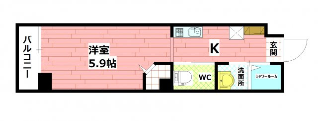 LE　DOME府中の間取り