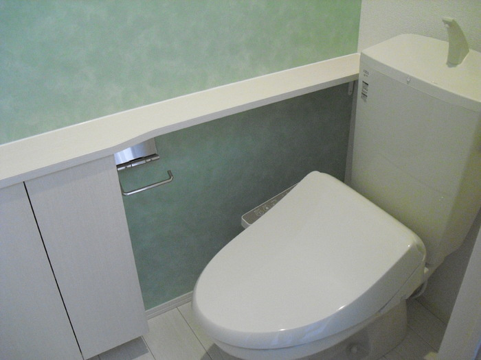 久留米市高良内町のアパートのトイレ|清潔感のあるトイレです