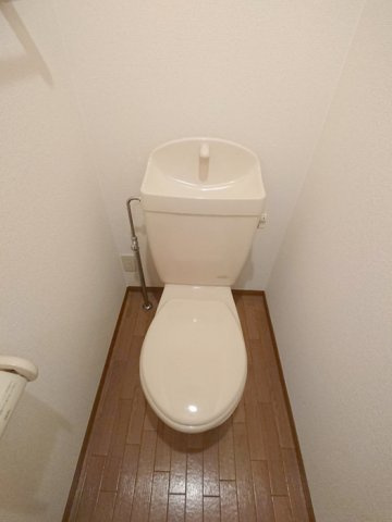 ベルフラワー2のトイレ|落ち着いた色調のトイレです