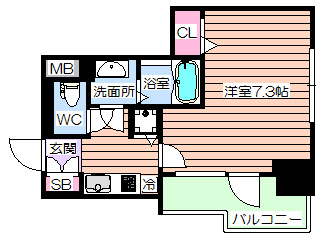 【間取り】 | プランドール大手前レジデンス