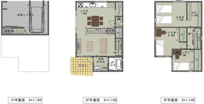 【間取り】 | 春日市紅葉ヶ丘三丁目1号地