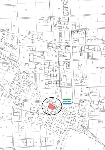 中古平屋住宅　太郎丸野田の地図