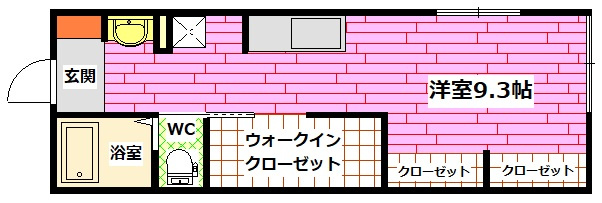 Seleno堀越の間取り