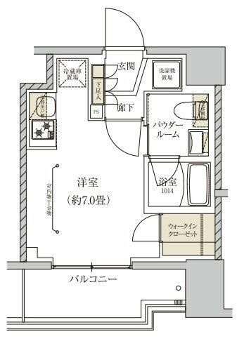 プレミアムフラット横濱上大岡の間取り