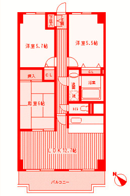 南藤沢AFビルの間取り